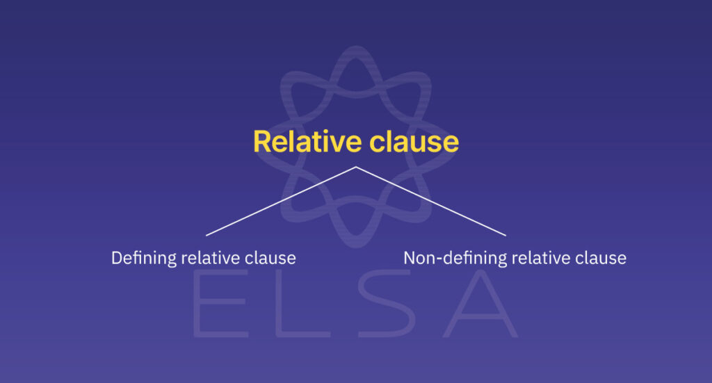 Relative Clause แบ่งออกเป็น 2 ประเภทหลัก ได้แก่