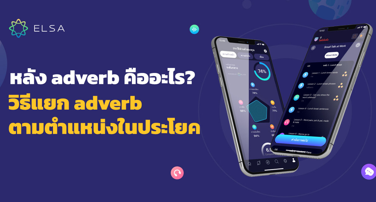 หลัง adverb คือ อะไร? วิธีแยก adverb ตามตำแหน่งในประโยค