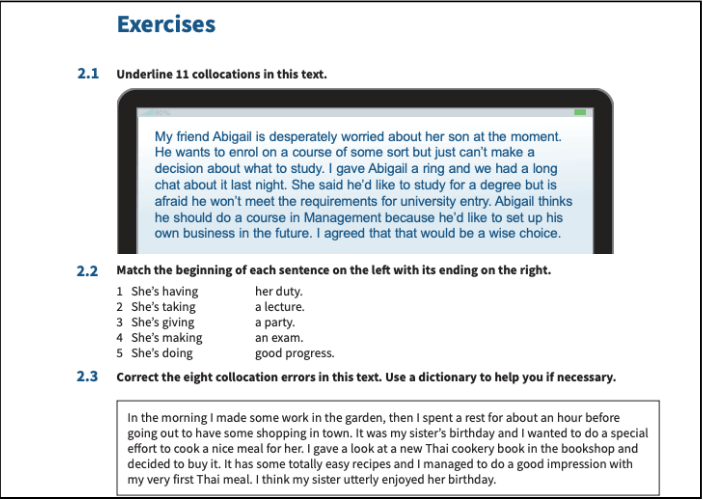English Collocations In Use - Exercises