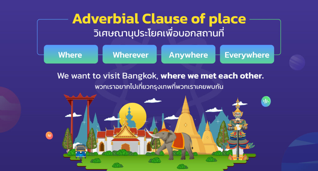 Adverbial Clause of place