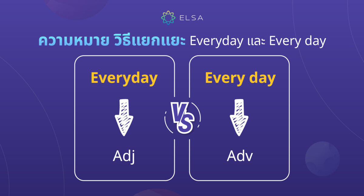 Everyday กับ Every day: คำจำกัดความ ความแตกต่าง และแบบฝึกหัด