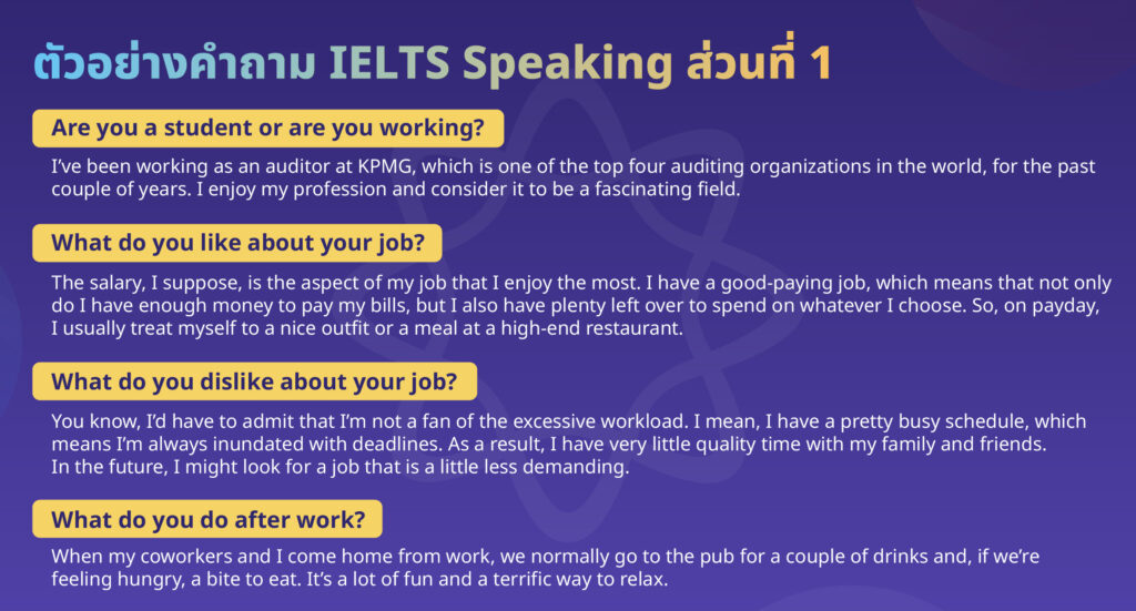 IELTS Speaking sample answer