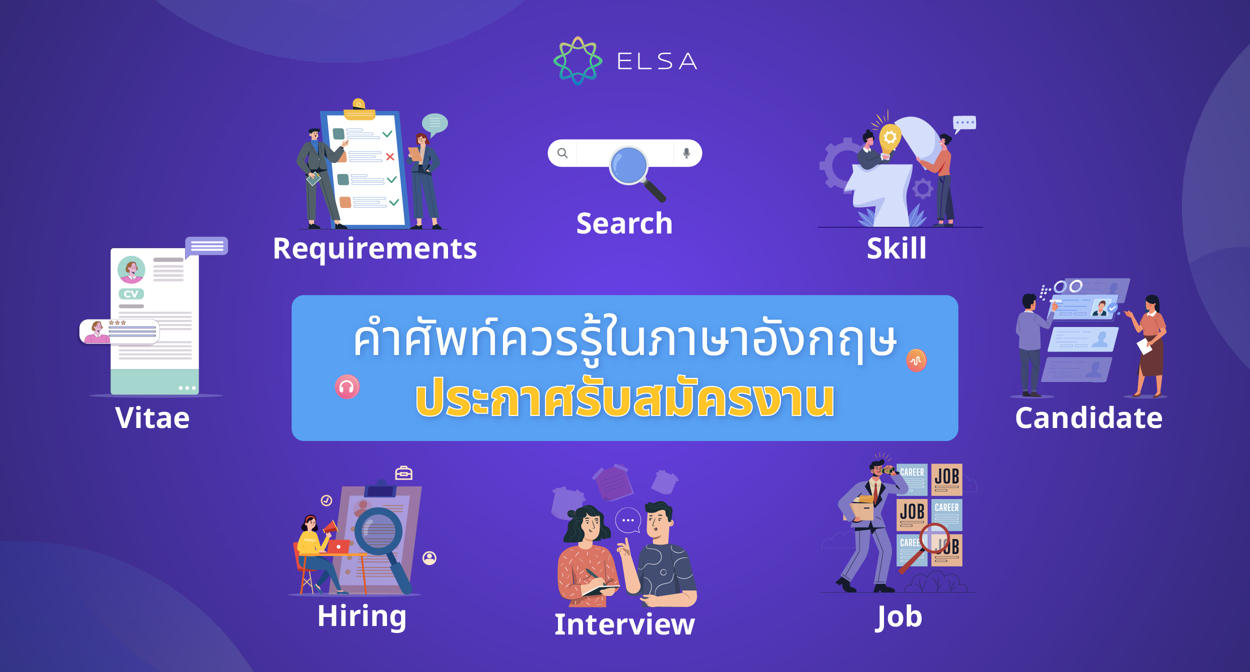 50+ คำศัพท์ควรรู้ในหัวข้อ ประกาศรับสมัครงาน ภาษาอังกฤษ