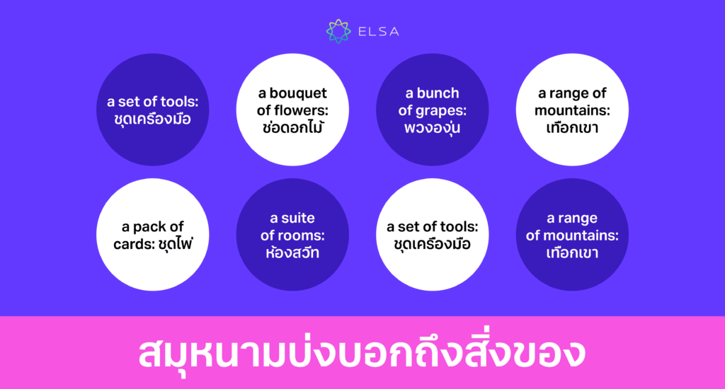 Collective Noun บ่งบอกถึงสิ่งของ