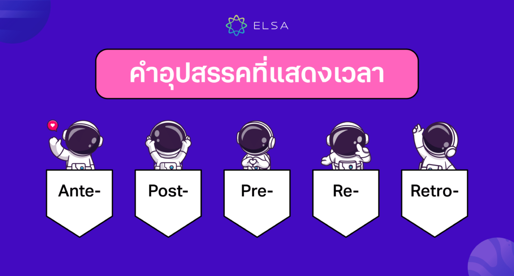 คำอุปสรรคที่แสดงเวลา