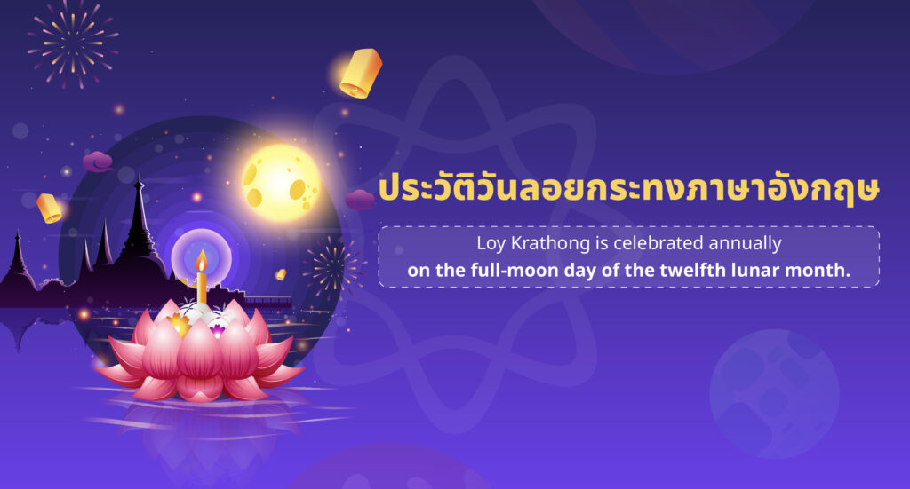 ประวัติวันลอยกระทงภาษาอังกฤษ 