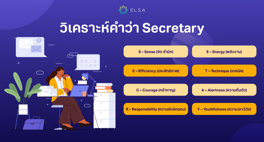 วิเคราะห์คำว่า Secretary