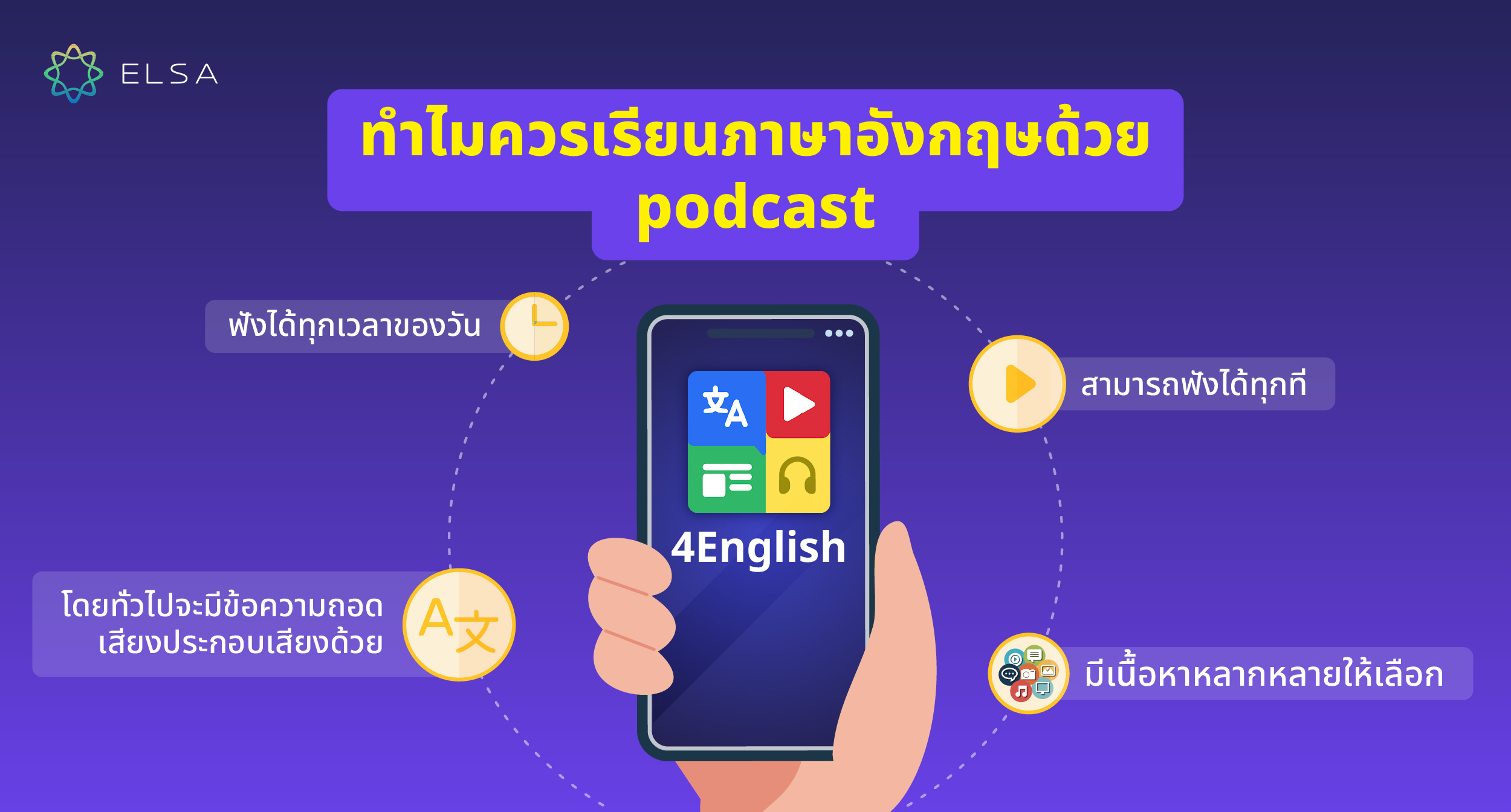 ทำไมควรเรียนภาษาอังกฤษด้วย Podcast ฝึกภาษาอังกฤษ ทำไมควรเรียนภาษาอังกฤษด้วย Podcast ฝึกภาษาอังกฤษ