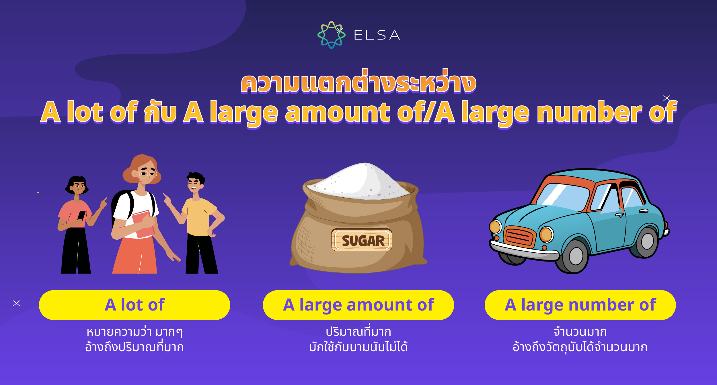 A large amount of/A large number of