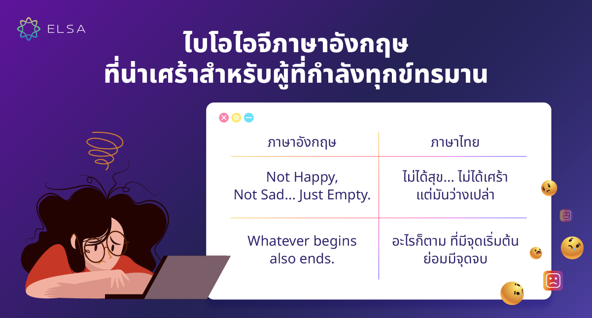 ไบโอไอจีภาษาอังกฤษที่น่าเศร้าสำหรับผู้ที่กำลังทุกข์ทรมาน ไบโอไอจีภาษาอังกฤษที่น่าเศร้าสำหรับผู้ที่กำลังทุกข์ทรมาน