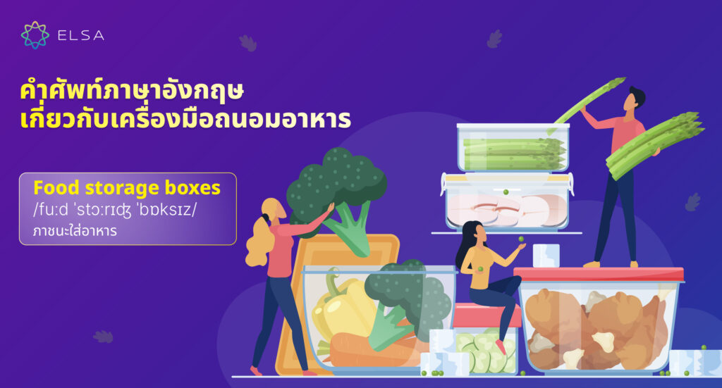 คำศัพท์ภาษาอังกฤษเกี่ยวกับเครื่องมือถนอมอาหาร คำศัพท์ภาษาอังกฤษเกี่ยวกับเครื่องมือถนอมอาหาร