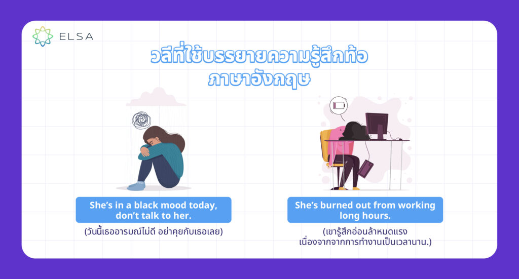 วลีที่ใช้บรรยายความรู้สึกท้อ ภาษาอังกฤษ วลีที่ใช้บรรยายความรู้สึกท้อ ภาษาอังกฤษ