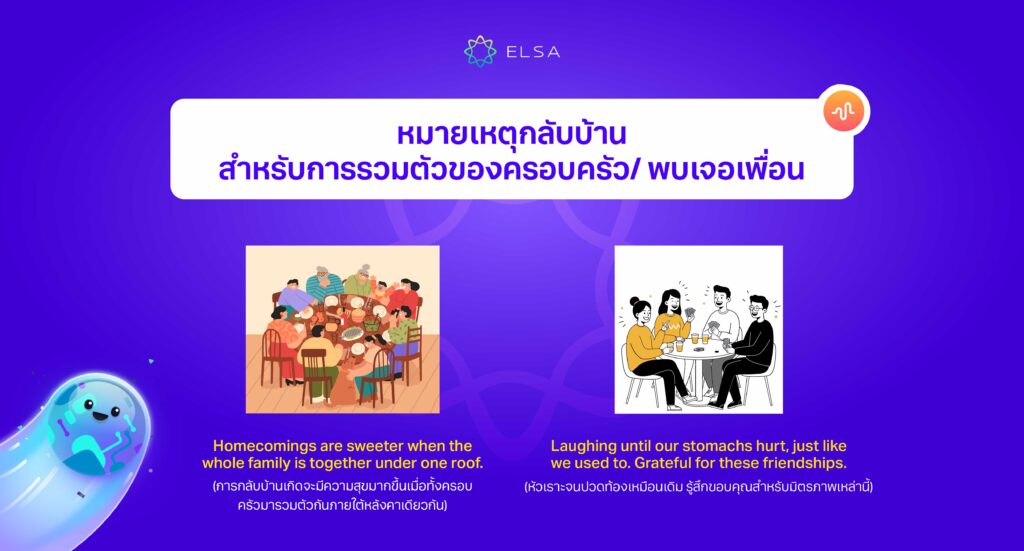 หมายเหตุกลับบ้านสำหรับการรวมตัวของครอบครัว หมายเหตุกลับบ้านสำหรับการรวมตัวของครอบครัว