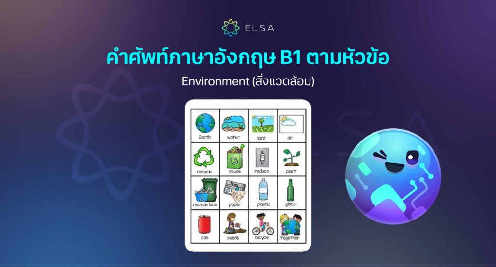 Environment (สิ่งแวดล้อม) Environment (สิ่งแวดล้อม)