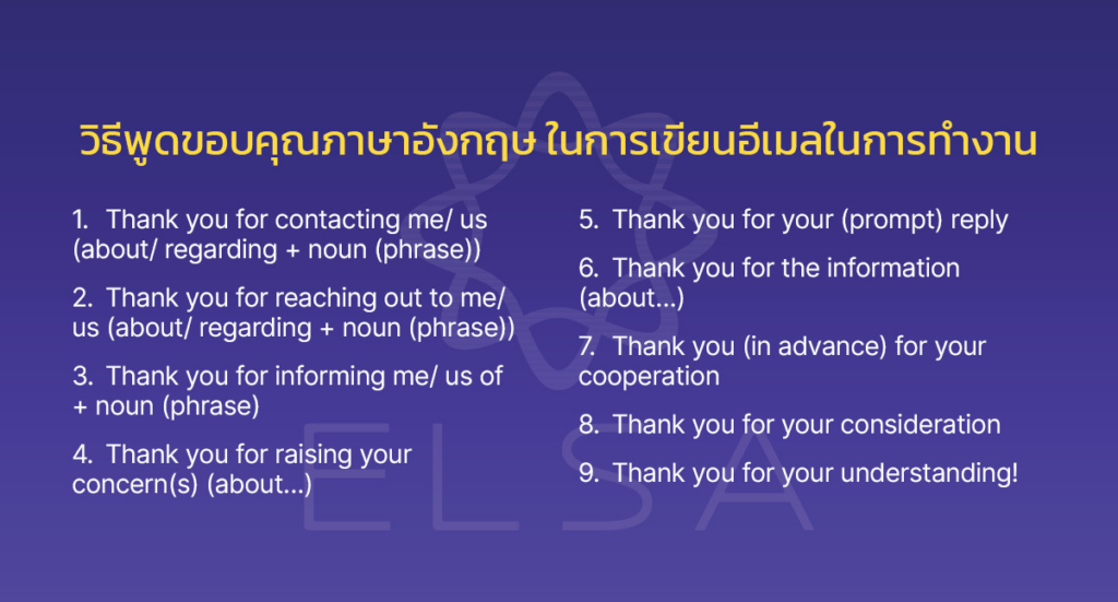 วิธีการเขียน ขอบคุณ ภาษาอังกฤษ ผ่านจดหมายหรืออีเมล