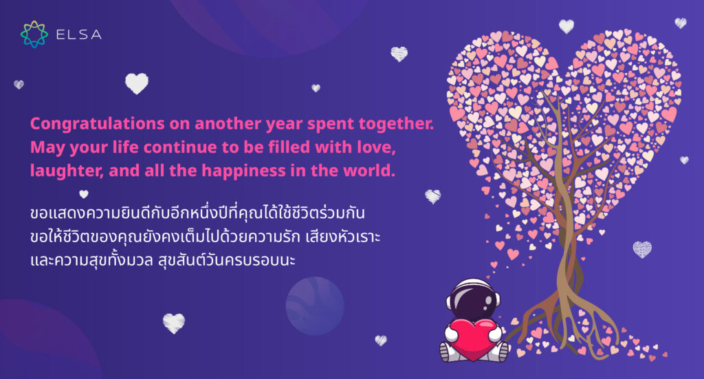 ฝึกเขียน คำอวยพรวันครบรอบ ภาษาอังกฤษ ฝึกเขียน คำอวยพรวันครบรอบ ภาษาอังกฤษ