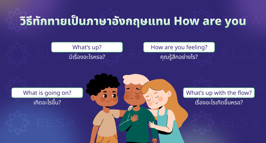 How are you วิธีทักทายเป็นภาษาอังกฤษ