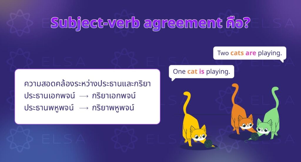 Subject Verb Agreement คืออะไร?