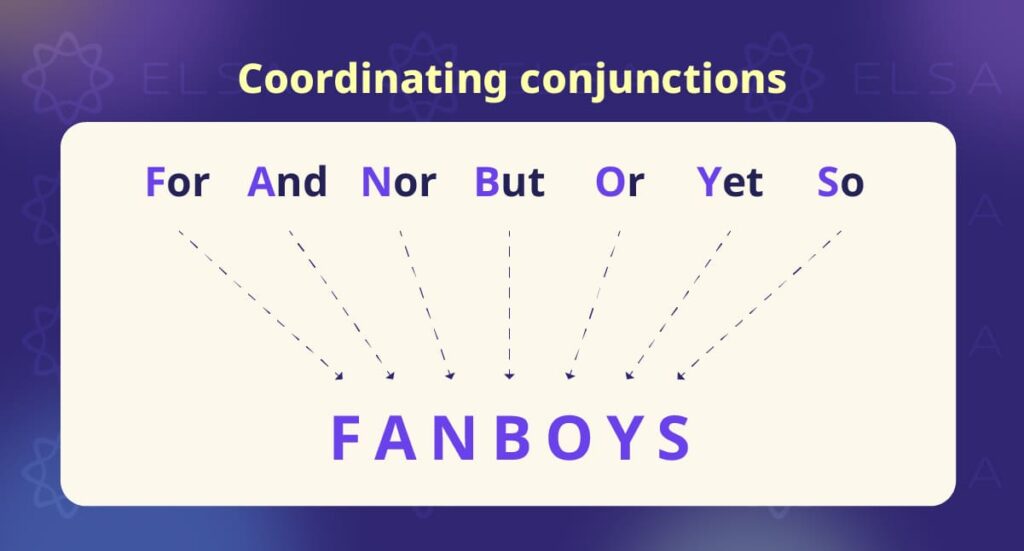 Coordinating conjunction คืออะไร?