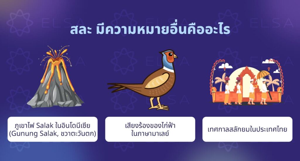 สละ มีความหมายอื่นคืออะไร? สละ มีความหมายอื่นคืออะไร?