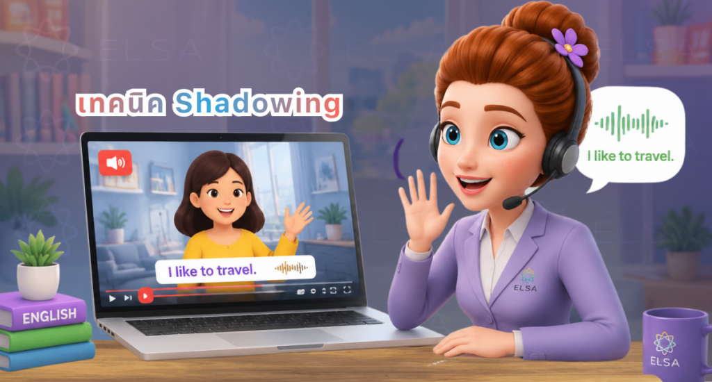 วิธีฝึกออกเสียงภาษาอังกฤษ Shadowing วิธีฝึกออกเสียงภาษาอังกฤษ Shadowing